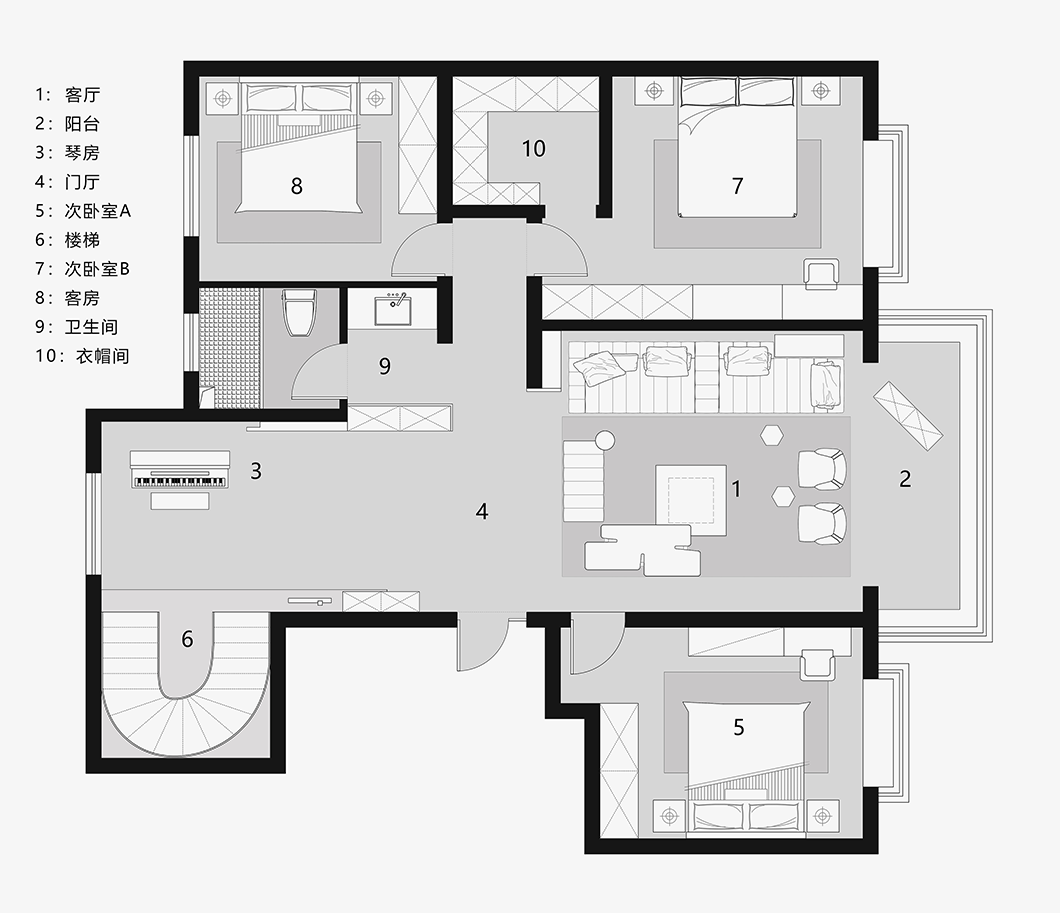 干货满满，165㎡现代风复式私宅