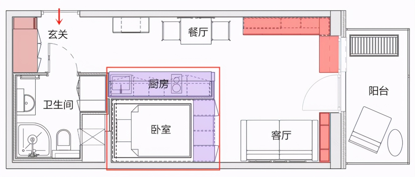 34平小房子怎么装修 小小的房间居然能变成房中房